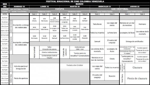 programacion festival binacional de cine 500 pix programacion festival binacional cine