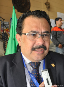 El decano de Ingeniería reiteró sus sentimientos de solidaridad y respeto por la huelga de hambre en la ULA. (Foto: Lánder Altuve)