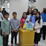 Estos son parte de los 17 niños que participan en esta colectiva de pintura y dibujo. (Fotografía: Lander Altuve)  