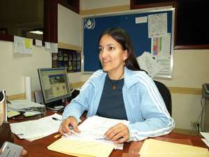 Rosalba Ulloa. Coord. Admisión OFAE (Foto Lánder Altuve)